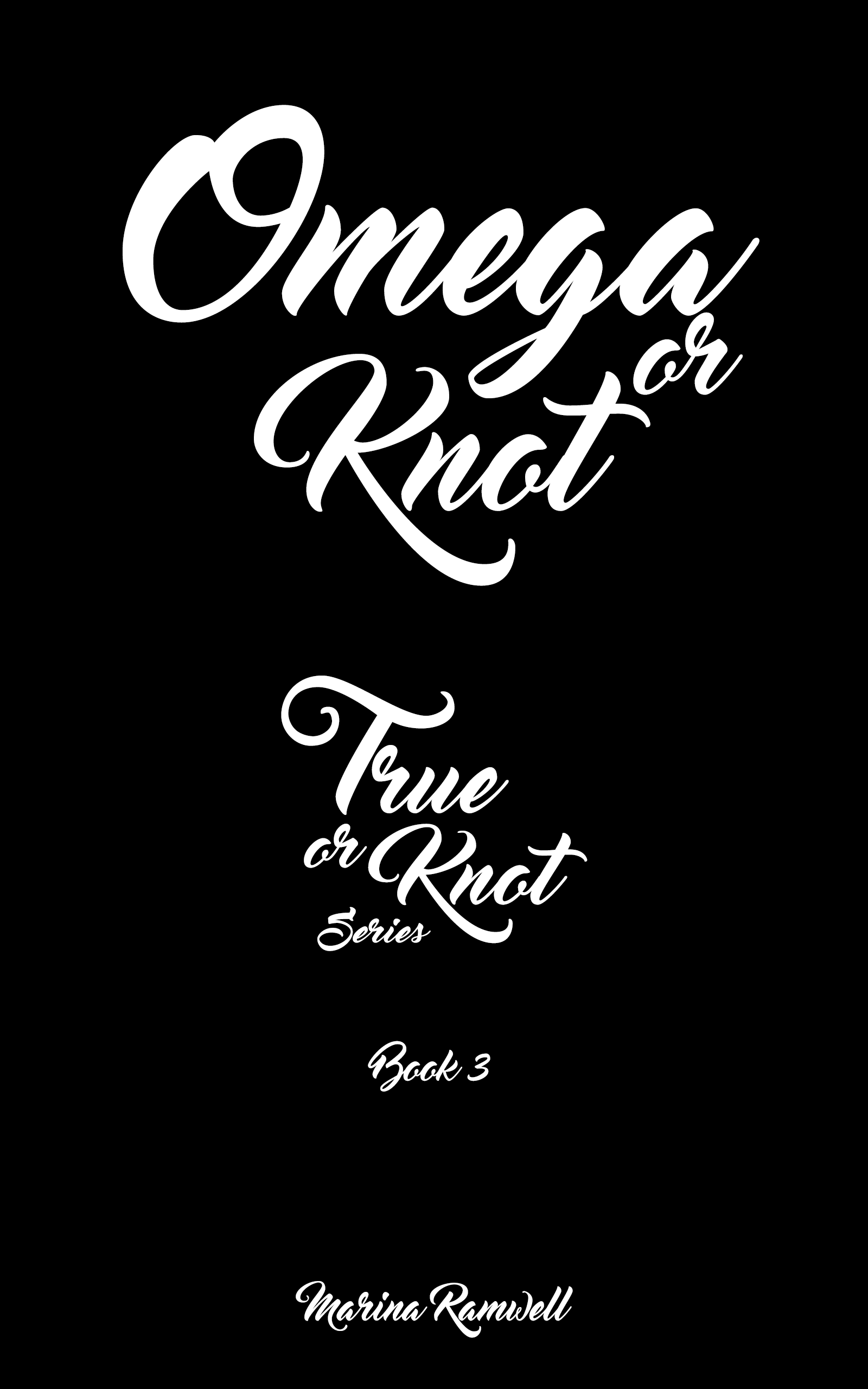 Omega or Knot book front cover
